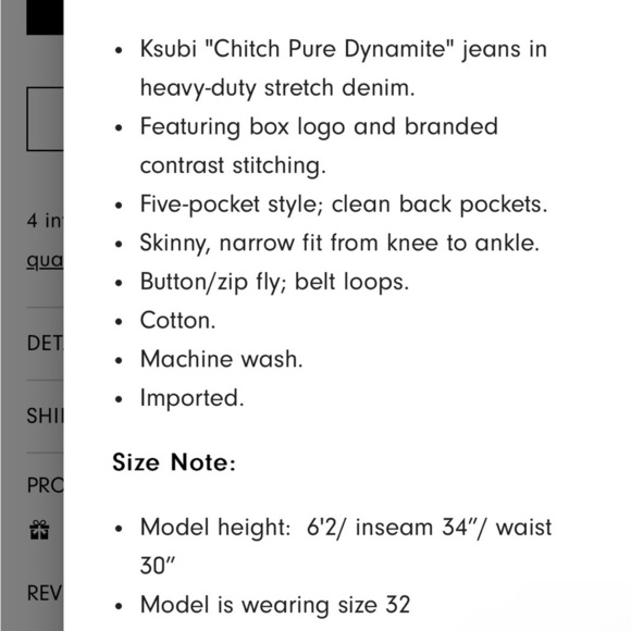 NEW Ksubi Men’s Chitch Pure Dynamite Jeans - Picture 4 of 12
